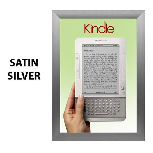 EASY OPEN SNAP OPEN FRAMES 27 x 40 (SHOWN IN SATIN SILVER)