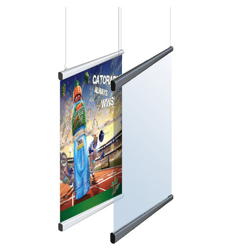 AVAILABLE IN SATIN SILVER OR MATTE BLACK FRAME FINISH