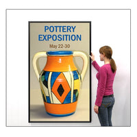 SwingSnap Extra Large Poster Snap Frames with 1 1/4" Wide Frame Profile | 25+ Sizes & Custom