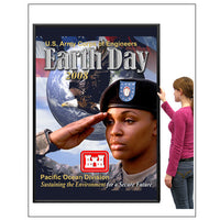 SwingSnaps Extra Large Poster Snap Frames (1 3/4" Security Profile MOUNTED GRAPHICS)