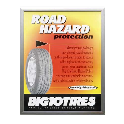 13x19 POSTER SNAPS (SHOWN in SATIN SILVER)