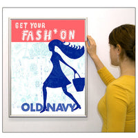 SwingSnap Front Loading Poster Snap Frames | .60 Mini Frame Profile 35+ Snap Frame Sizes and Custom