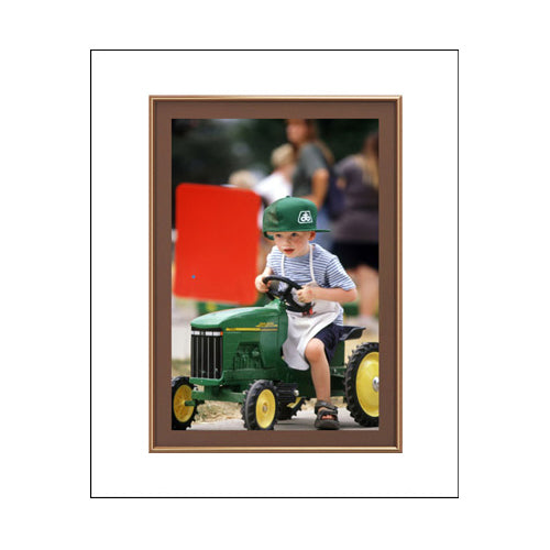 5/8" WIDE FRAME PROFILE WITH DECORATIVE MATBOARD