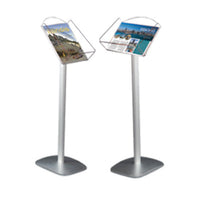 DECO Brochure Display Stand with Acrylic Literature Holder | for 85x11 Brochures, Flyers, Catalogs