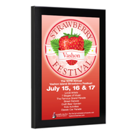 Magnetic 18x24 LED Light Box, with Black Acrylic Border