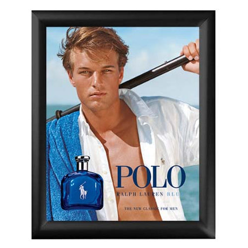 Window Display 8.5x11 Snap Frame Poster Sign Holder | Two-Sided Black Metal Frame Finish
