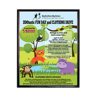 8.5x11 Frame Beveled Top Load or Side Load Poster Frame Sign Holder with Slim Wall Depth