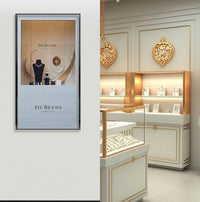 Extra Large 48x60 Frame Beveled Slide-in Poster Frame, Sign Holder