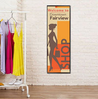 Extra Large 48x96 Frame, Beveled Slide-in Poster Frame | Fast Change Aluminum Sign Holder - Wall Mount