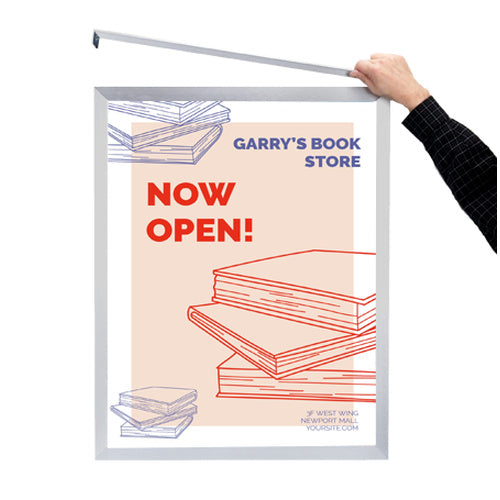 13x19 Frame Euro-Style Top / Side Load - Poster Frame Sign Holder Slide In Frame Design