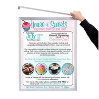 18x24 Frame Euro-Style Top / Side Load - Poster Frame Sign Holder Slide In Frame Design