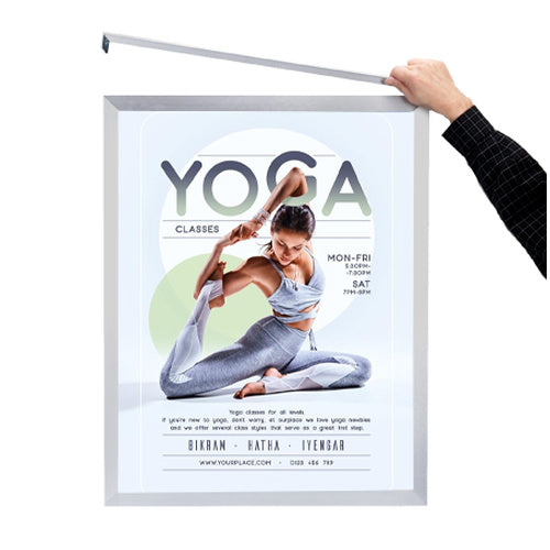 20x28 Frame Euro-Style Top / Side Load - Poster Frame Sign Holder Slide In Frame Design