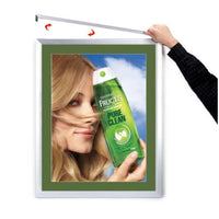 Designer Euro Style Slide In Picture Frame for Posters 17x23 + 2" Wide Matboard