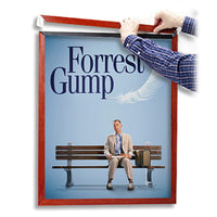 Slide In 27x40 Wood Frame Top Load, Side Load Poster Frame Sign Holder