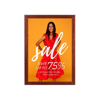 9x12 WOOD POSTER FRAME (CHERRY FINISH SHOWN)