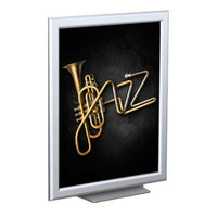 Light Weight Aluminum Counter Top Sign Holder Frame Display (11" x 14")