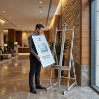 68" COMMERCIAL Aluminum Studio Easel