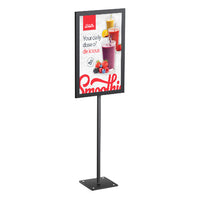 7 x 11 Countertop Pedestal Display | Sturdy, Lightweight, 2-Sided Frame, Steel Display - Fixed Height Stand
