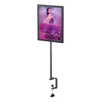 Countertop Clamp Frame 7" x 11" Sign Holder, Poster Display with Fixed Height