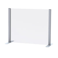 Cough and Sneeze Protection: Countertop Sneeze Guard Pair of End Uprights