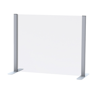 Cough and Sneeze Protection: Countertop Sneeze Guard Pair of End Uprights