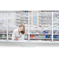 Countertop Sneeze Guard Center Upright