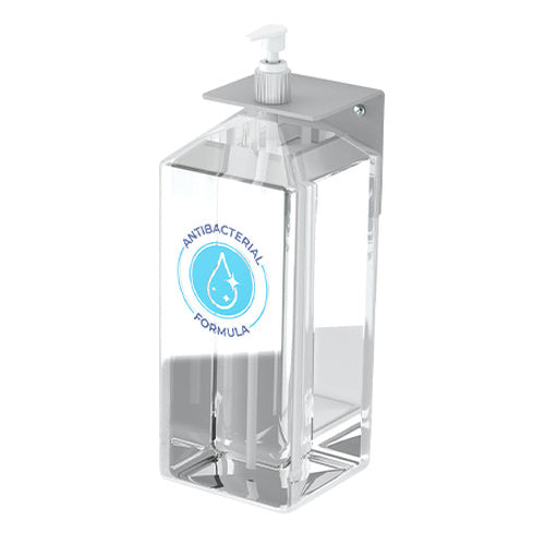 Wall-Mount Hand Sanitizer Pump Bottle Brackets, Set of 4