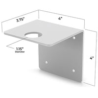 Wall-Mount Hand Sanitizer Pump Bottle Brackets, Set of 4