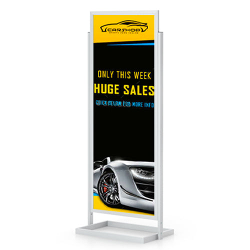 22x84 Large Poster Display Sign Stand For Rigid Boards