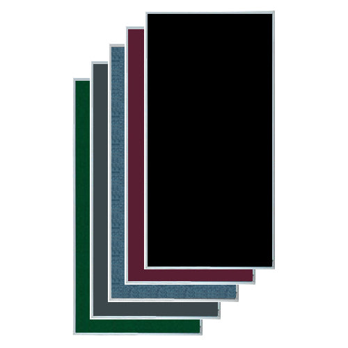 METAL FRAME 24x96 VINYL BULLETIN BOARD (SHOWN IN PORTRAIT ORIENTATION)