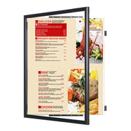 SwingFrame, Wide Face Metal Changeable Restaurant Menu Frames 35