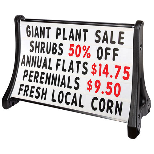 Roadside Message Sign Road Side Sign With Changeable Letter Message Board