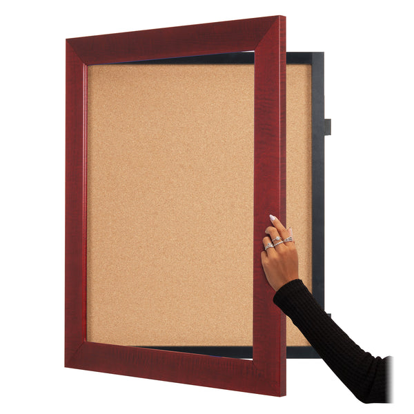 Designer Wide-Wood Bulletin Board SwingFrames
