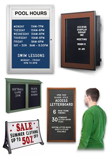 A-Board Dry Erase Whiteboard 22x28 Black A-Frame Sidewalk Sign Holder –  FloorStands