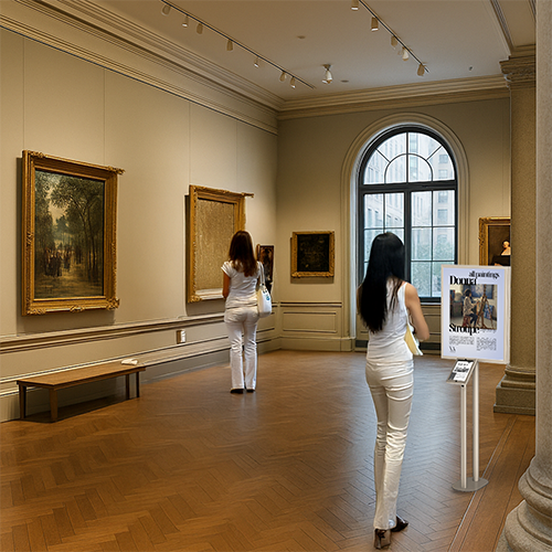 Swival and Tilt Apple® iPAD Combo Floor Stands + Adjustable Top Loading Slide-in Frame Stand for 24x36 Posters