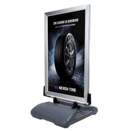 Outdoor Heavy-Duty Snap Frame 28x44 with Fillable Sidewalk Sign