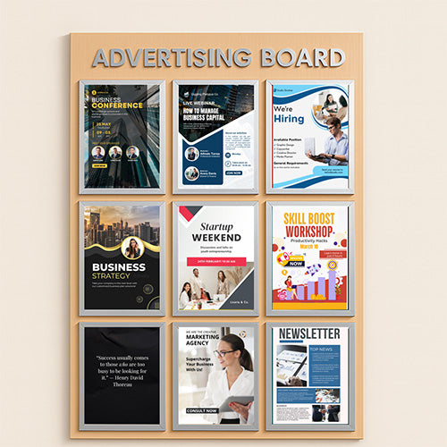 MINI 8.5x11 Poster Snap Frames (.60" Wide Frame Profile)