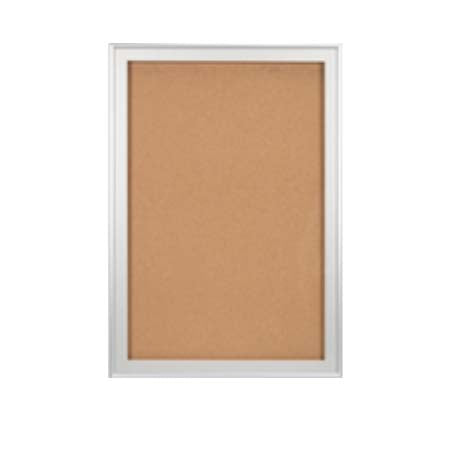 Extra Large Designer Metal 48 x 96 Enclosed Bulletin Cork Board SwingFrames