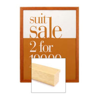 12x36 Wood Frame (361) Poster Display SwingFrames