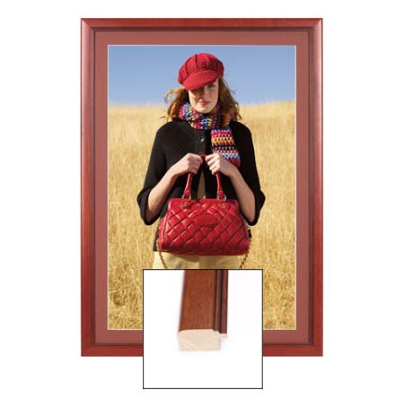 Wood 353 Poster Display SwingFrames 18x18 with Matboard