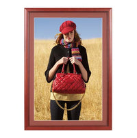 Wood 353 Poster Display SwingFrames with Matboard