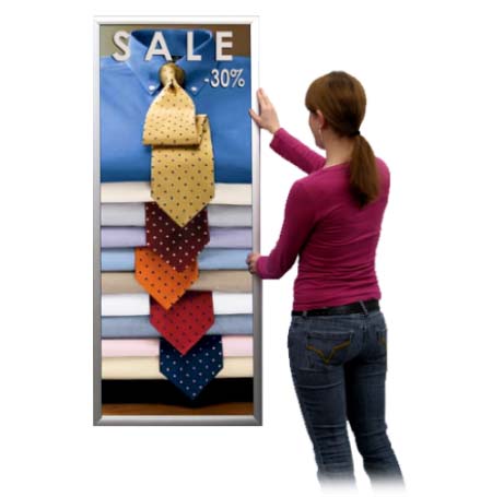 EXTRA DEEP 14 x 22 Poster Snap Frames (1 5/8" Profile for MOUNTED GRAPHICS)