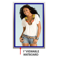 Designer Snap Frames for Posters 24x30  (1" Wide Matboard)