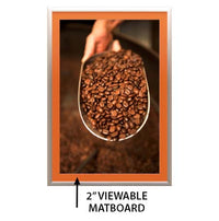 Designer Snap Frames for Posters 18x18 (2" Wide Matboard)