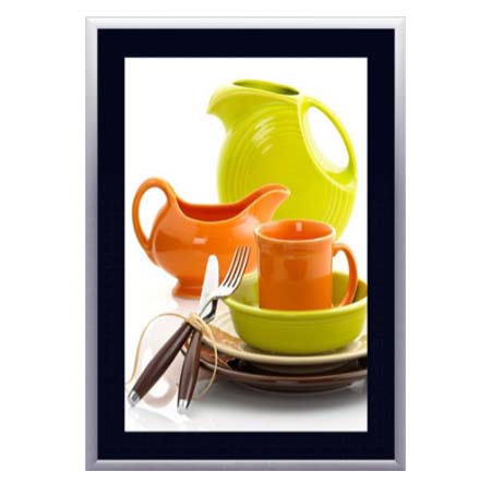 Designer Snap Frames for Posters 8.5x14 (3" Wide Matboard)