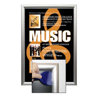 SwingSnap 12x36 Poster Snap Frame 1 3/4"Frame Profile + Security-Style with Pallet Tool