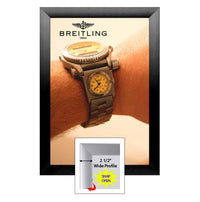 SUPER WIDE Snap Open 17 x 22 Frames (2 1/2" Profile for MOUNTED GRAPHICS)