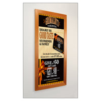 12 x 36 Wood Picture Poster Display Frames (Wide Wood)