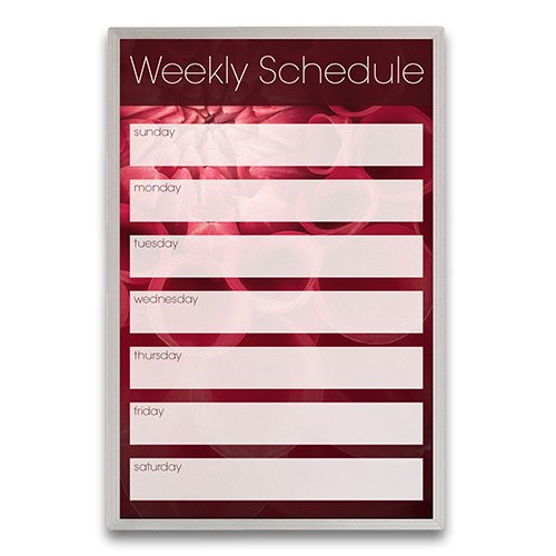 YOUR CUSTOM PRINTED IMAGE onto MAGNETIC 12x16 WHITE STEEL DRY ERASE BOARD