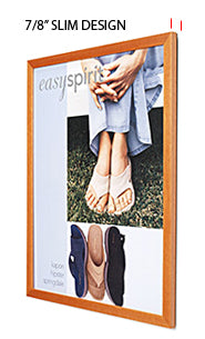 Top or Side Loading Wood Poster Frames 16x16 with 1 3/16" Wide Frame